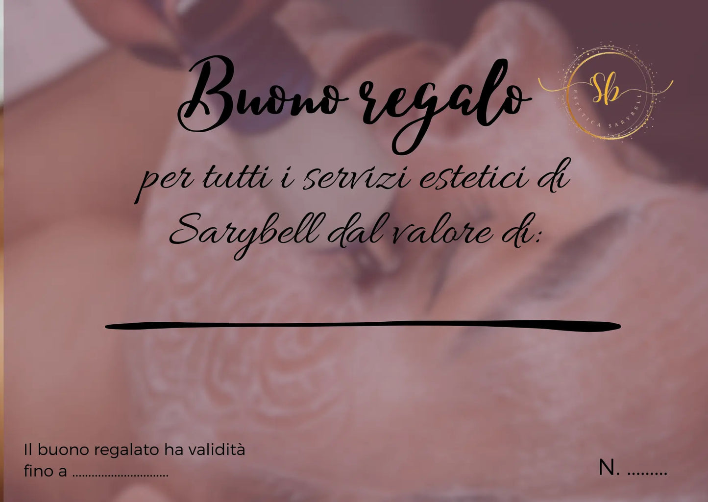 Buoni regalo per trattamenti e servizi